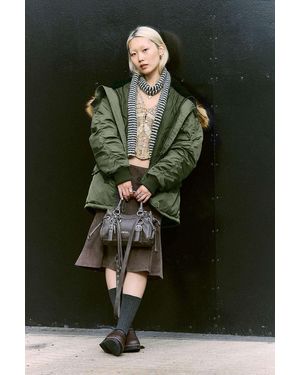 BDG Authentic Midi Parka Jacket - Green