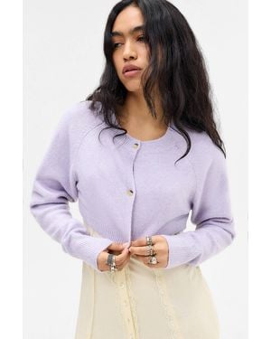 Urban Outfitters Uo Micro Cardigan - White