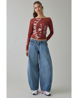 BDG Kayla Cocoon Low-Rise Jeans - Blue