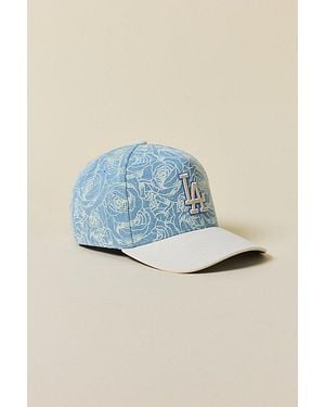 Mitchell & Ness Mlb Los Angeles Dodgers Floral Snapback Hat - Blue