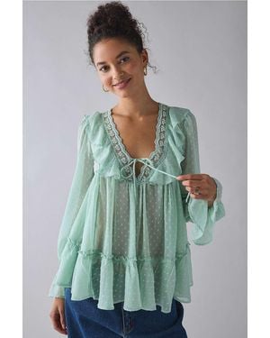 Kimchi Blue Mona Blouse - Green
