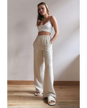 BDG Blaine Corduroy Puddle Pant - Natural
