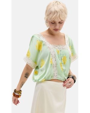 Kimchi Blue Ada Blouse - Green