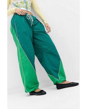 Urban Outfitters Uo Finish Line Track Trousers - Green