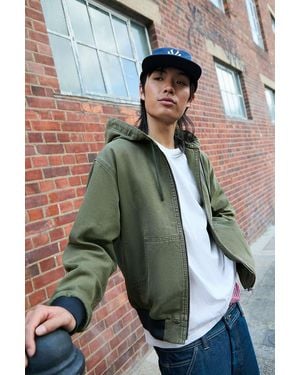 Urban Outfitters Bdg Green Rex Unlined Skate Hoodie