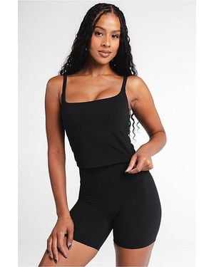 Vitaly Cloud Ii Scoop Tank Top - Black