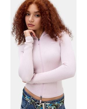 iets frans... Cayson Seamless Track Top - White