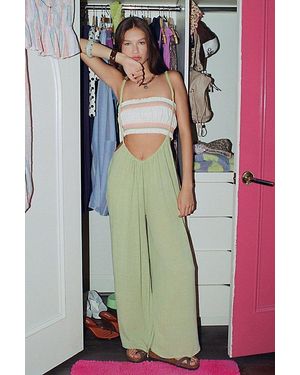 Out From Under Sand Babe Gauze Overalls - Green