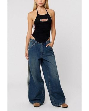 Abrand Jeans 99 Low Mega Baggy Jean - Blue