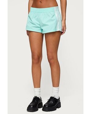 Edikted Nikki Nylon Shorts - Blue