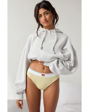 Hanes Uo Exclusive Jersey Knit Thong Top - Grey