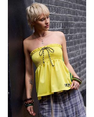 BDG Offside Strapless Top - Grey
