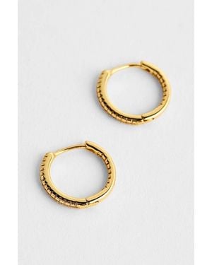 Urban Outfitters Lucky Eleven Sophia Hoop Earrings - Metallic