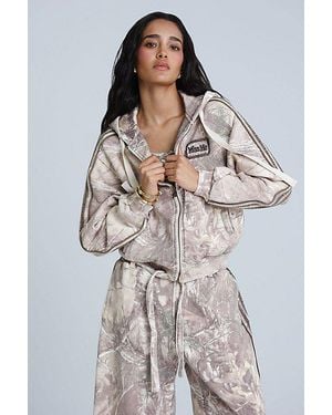 Miss Me Trooper Camo Zip Up Hoodie - Multicolor