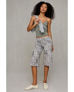 Out From Under Bec Cropped Gaucho Pants - Grey
