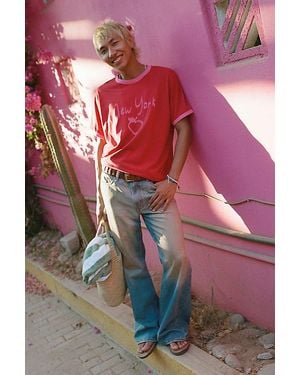 BDG Relaxed Fit Bell Bottom Jeans - Green