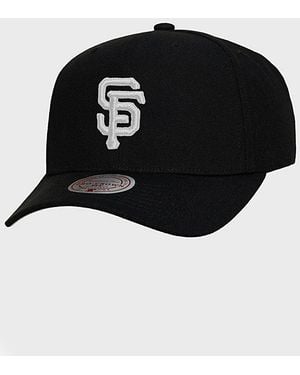 Mitchell & Ness Mlb San Francisco Giants Panda Pro Snapback Hat - Black