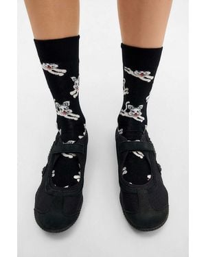 Happy Socks Black Cat Socks