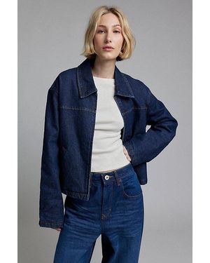 BDG Sasha Boxy Denim Dad Jacket - Blue