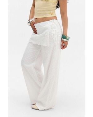 Daisy Street Cloud Trousers - White