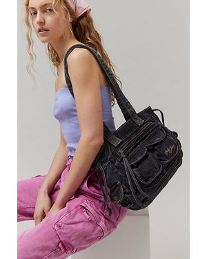BDG Y2K Denim Tote Shoulder Bag - Black