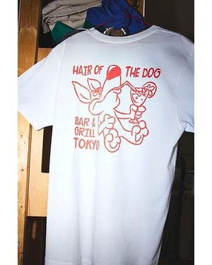 Urban Outfitters Hair Of The Dog Bar & Grill Graphic Tee - Blue