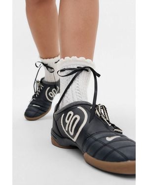 Out From Under Cable Knit Socks - White