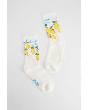 Urban Outfitters Uo Limondada Socks - White
