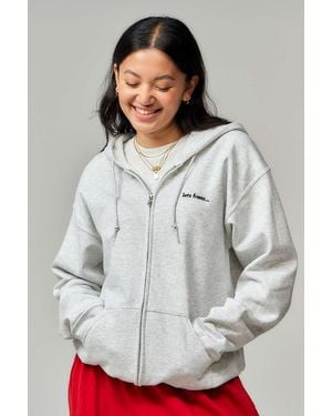 iets frans... Zip-through Hoodie - Grey