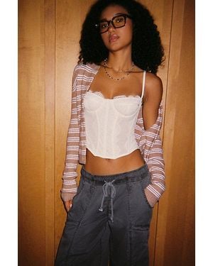 Out From Under Modern Love Corset - White