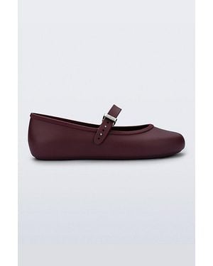 Melissa Soft Jelly Ballerina Flat - Purple