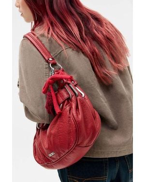 BDG Sonny Loop Through Faux Leather Bag - Red