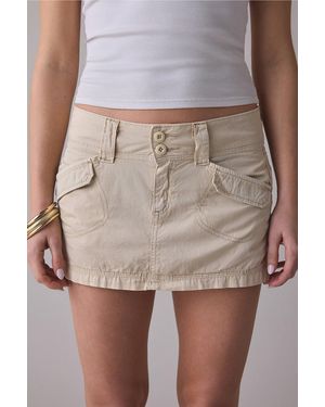 BDG Trail Star Mini Skirt - White