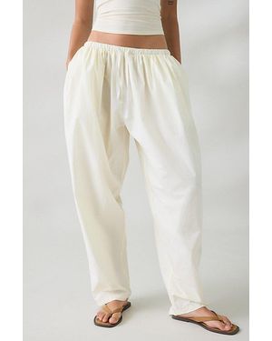 Lioness Aura Cotton Pull-On Baggy Pants - White