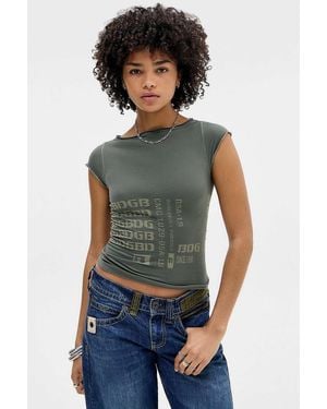 BDG Seamless Grunge Baby T-shirt - Blue