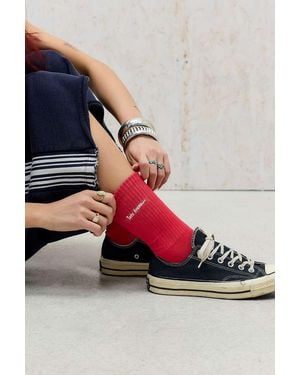 iets frans... Sports Socks - Red