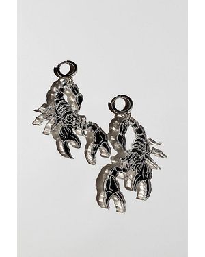 Sigfus Designs Mirrored Scorpion Earrings - Metallic