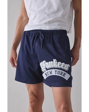 Pro Standard Mlb New York Yankees Mesh Short - Blue