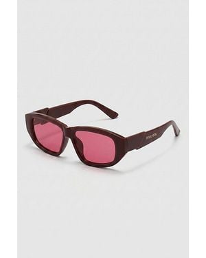 Fifth & Ninth Fifth & Ninth Priya Rectangle Sunglasses - Pink