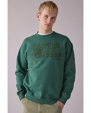 Parks Project Rather Be Lost Graphic Crew Neck Sweatshirt - Green