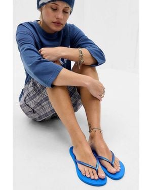 Havaianas Blue Slim Flip Flops