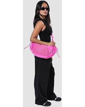 BABOON TO THE MOON Crescent Crossbody Bag - Pink