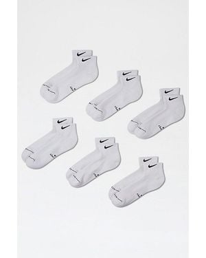 Nike Everyday Elevated Lowcut Socks 6-Pack - White