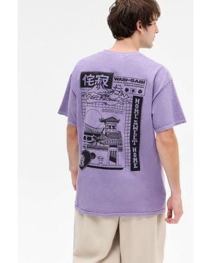Urban Outfitters Uo Purple Wabi-sabi T-shirt