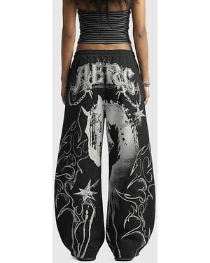 AELFRIC EDEN Horse Baggy Barrel Sweatpants - Black