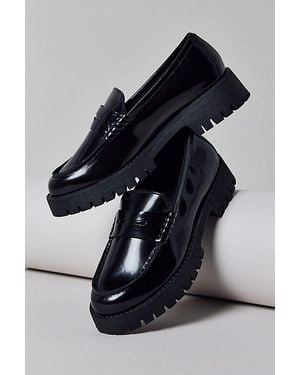 Steve Madden Langsten Platform Loafer - Black
