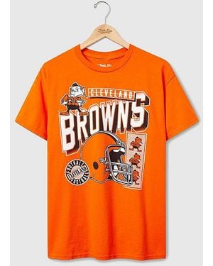 Junk Food Nfl Checkdown Flea Market Tee - Orange