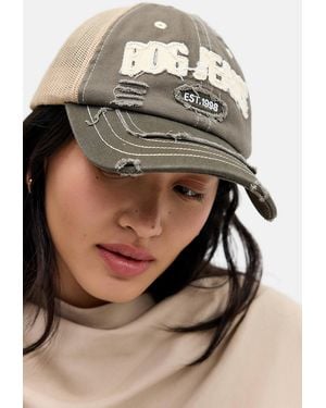 BDG Appliqué Mesh Trucker Cap - Green