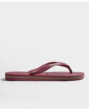 Havaianas Brazil Logo Flip Flop Sandal - Red