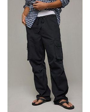 BDG Retro Baggy Ripstop Cargo Pants - Black
